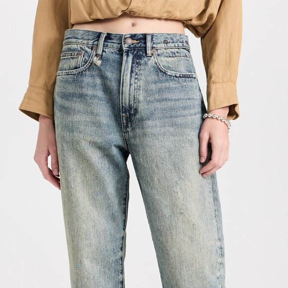 R13 X-Boyfriend BF Jeans in Clinton Blue size 23 - Picture 2 of 11